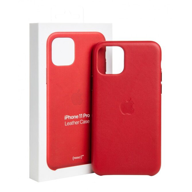 Apple iPhone 11 Pro Leather Case (PRODUCT)RED