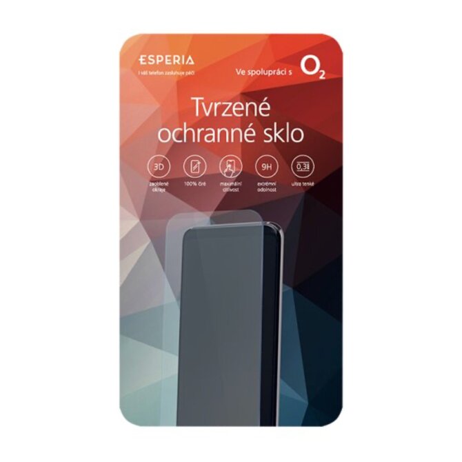 Esperia Tvrzené sklo 3D pro Samsung Galaxy S9 G960 - černý okraj