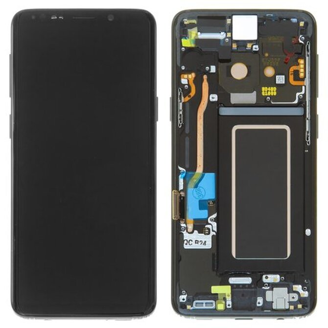 Samsung Galaxy S9 LCD displej Amoled včetně rámu G960 (Service Pack) Černý