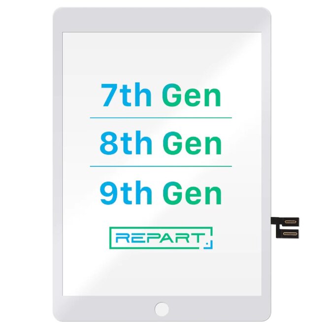 iPad 9. gen/8. gen/7. gen dotykové sklo REPART (bílé)