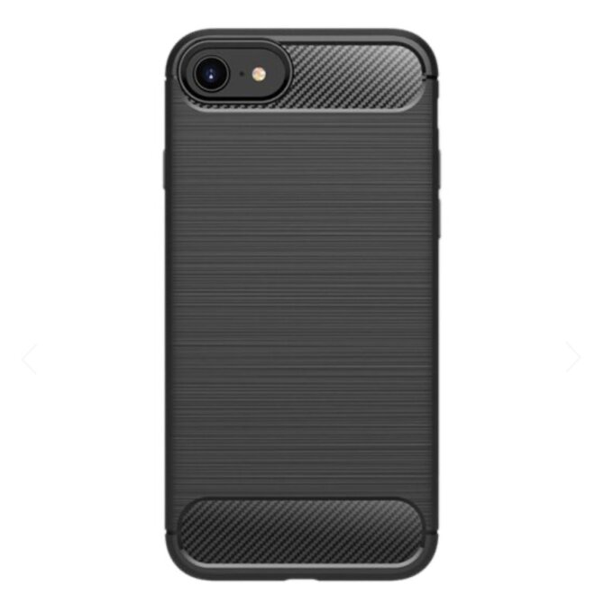 Kryt Carbon iPhone SE 2020/2022 - černá