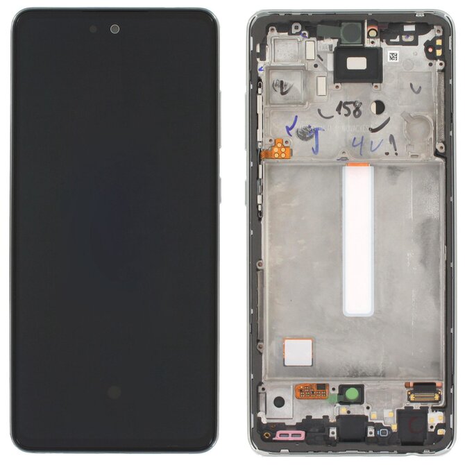 Samsung Galaxy A52 LCD displej dotykové sklo bílé A525/A526 (Service Pack)