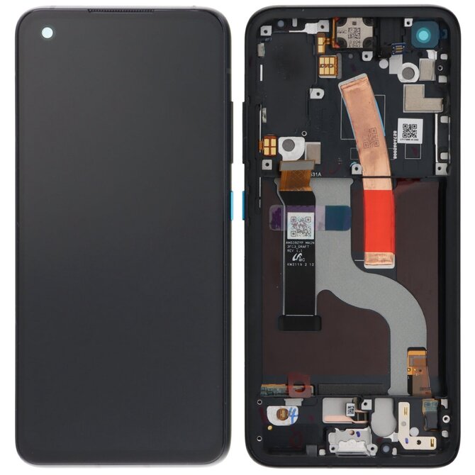 Asus Zenfone 8 ZS590KS LCD displej dotykové sklo (AMOLED včetně rámečku) black