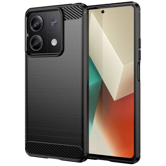 Kryt Carbon Xiaomi Redmi Note 13 - černá