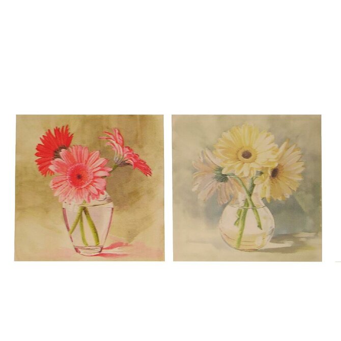 Obraz "FLOWERS in VASE" 50x50x2/2dr.