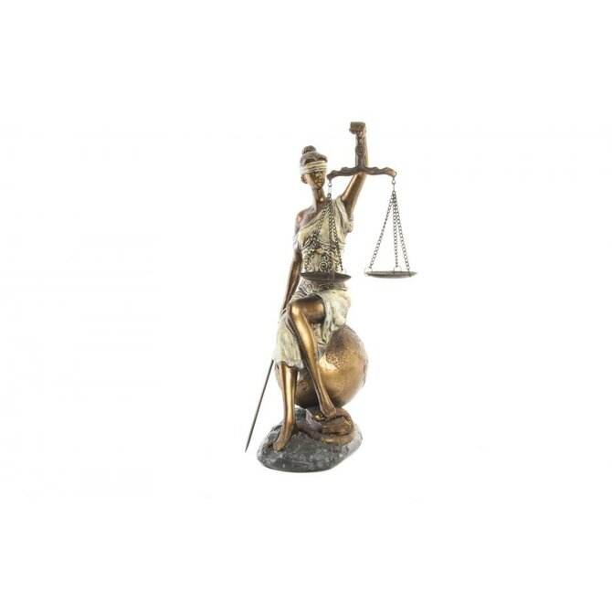 Socha "LADY OF JUSTICE" 17x15x35cm-resin