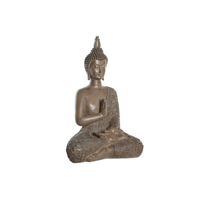 Soška "BUDDHA-BROWN" resin 33x19x48cm