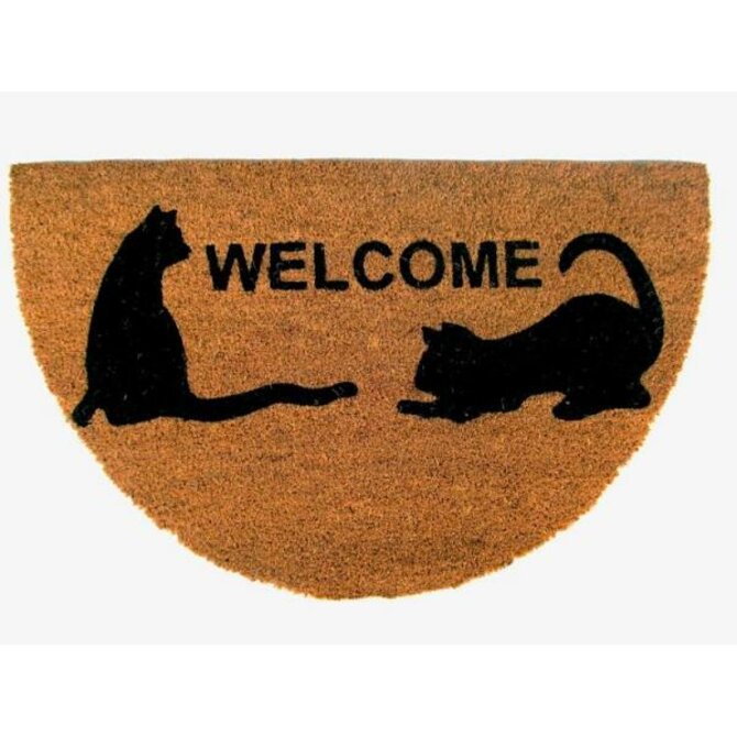 DURAmat Rohož PVC & kokos 45x75, Welcome Cats