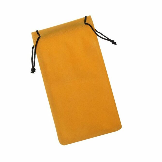 Ochranný sáček na brýle Yellow Žlutá, Polyester