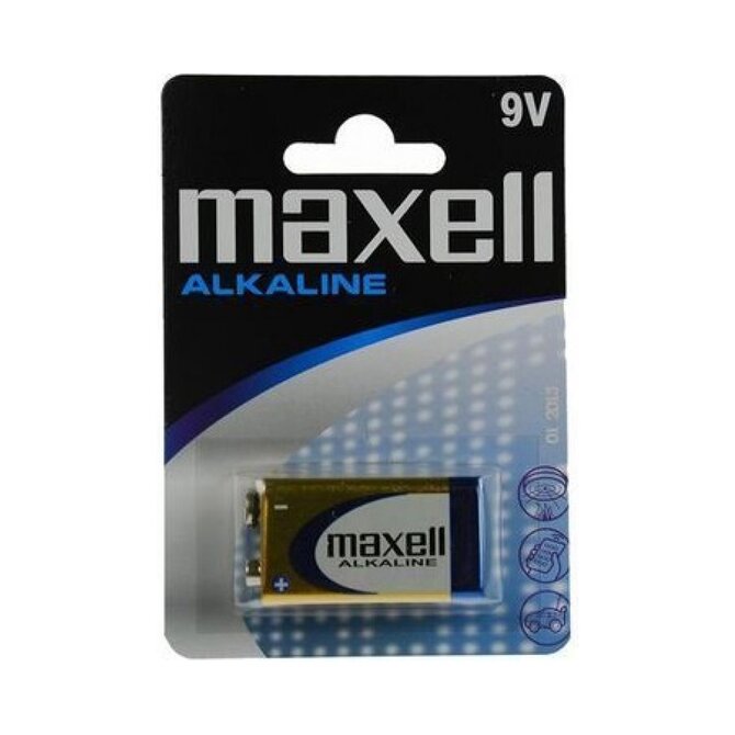 Siva MAXELL 9V Alkaline, blister 1ks