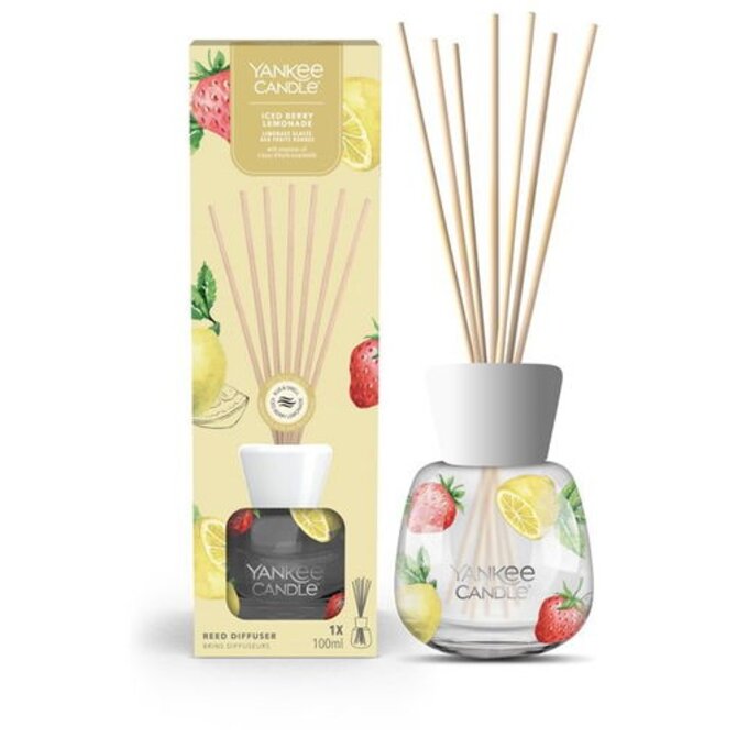 Yankee Candle Signature difuzér 100ml Iced Berry Lemonade Žlůtá