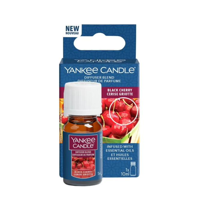 Yankee Candle nápň do ultrasonického difuzéru difuzéra Black Cherry 10 ml