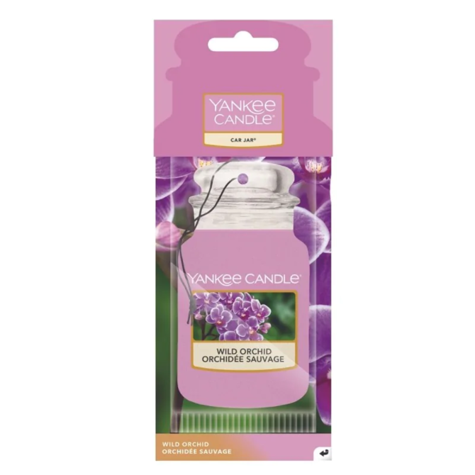 Yankee Candle visačka do auta Wild Orchid Růžová