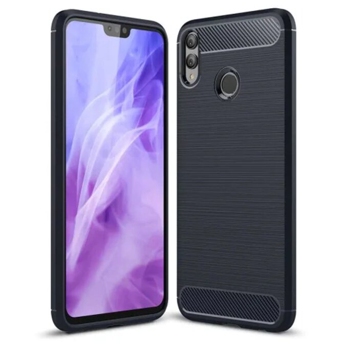 Silikonový obal CARBON pro Huawei Mate 30 lite - černý černá, silikon