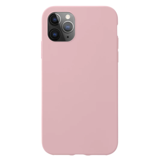 Silikonový kryt SOFT pro iPhone 12/ 12 Pro (6,1)  - pískově růžový růžová, silikon