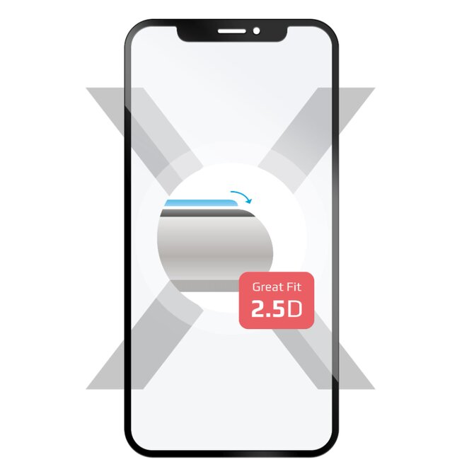 Ochranné tvrzené sklo pro Vodafone Smart X9 černé, 0.33 mm RC0117 černá