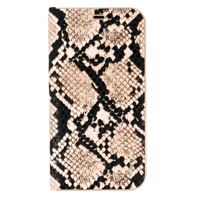 Peněženkové béžové SNAKE VENNUS pouzdro / kryt na APPLE iPhone 12 / iPhone 12 Pro