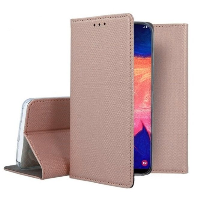 Peněženkové růžové SMART MAGNET pouzdro / kryt na SAMSUNG A025 Galaxy A02s