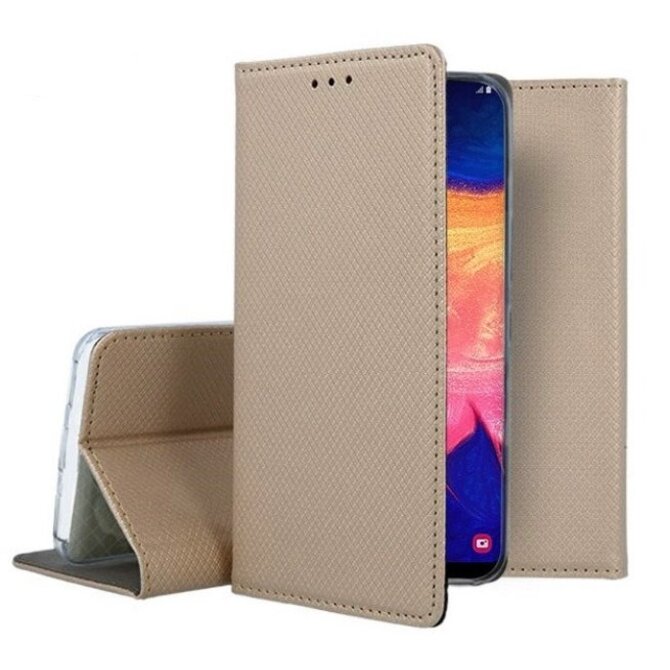 Peněženkové zlaté SMART MAGNET pouzdro / kryt na XIAOMI Redmi Note 9T