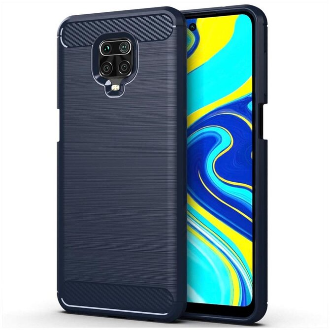 Gelové tmavě modré ARMOR STYLE pouzdro / kryt na XIAOMI Redmi Note 9 Pro / 9S