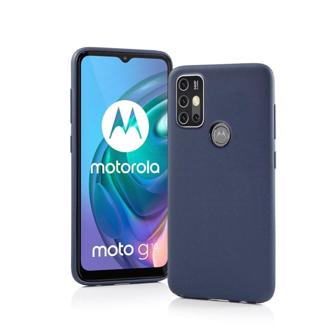 Ultratenké gelové tmavě modré pouzdro / kryt na MOTOROLA Moto G10 / Moto G30