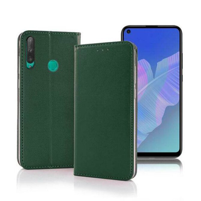 Peněženkové zelené SMART MAGNET V2 pouzdro na HUAWEI P40 Lite E