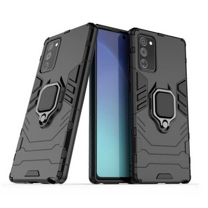 Hybridní černé ARMOR MAGNET pouzdro na XIAOMI Redmi 9