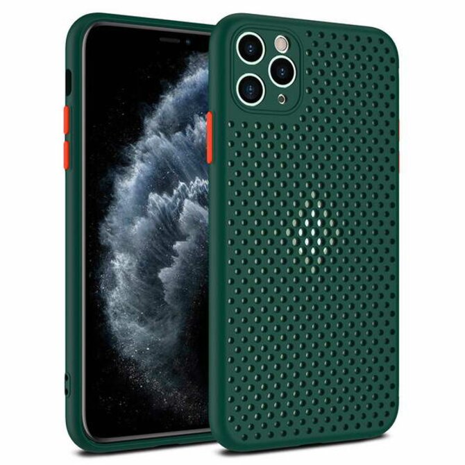 Gelové zelené AIR TPU pouzdro na XIAOMI Redmi Note 9 Pro / 9S