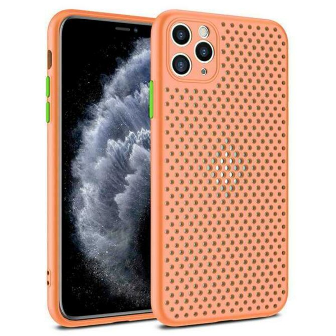 Gelové oranžové AIR TPU pouzdro na XIAOMI Redmi 9A / Redmi 9AT