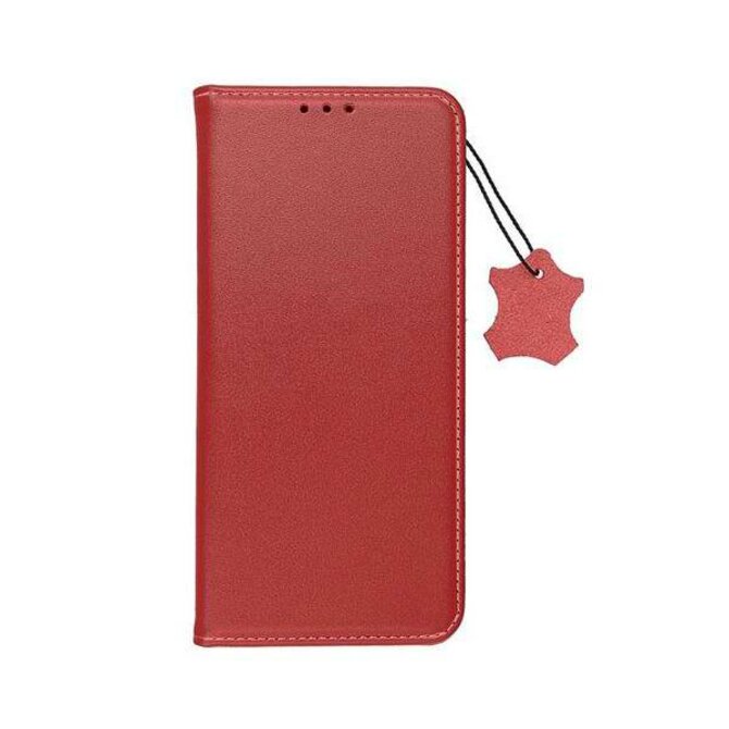 Peněženkové červené LEATHER MAGNET pouzdro na XIAOMI Redmi 9A / Redmi 9AT