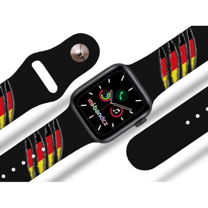 Apple watch řemínek Německá vlajka - 42/44/45mm