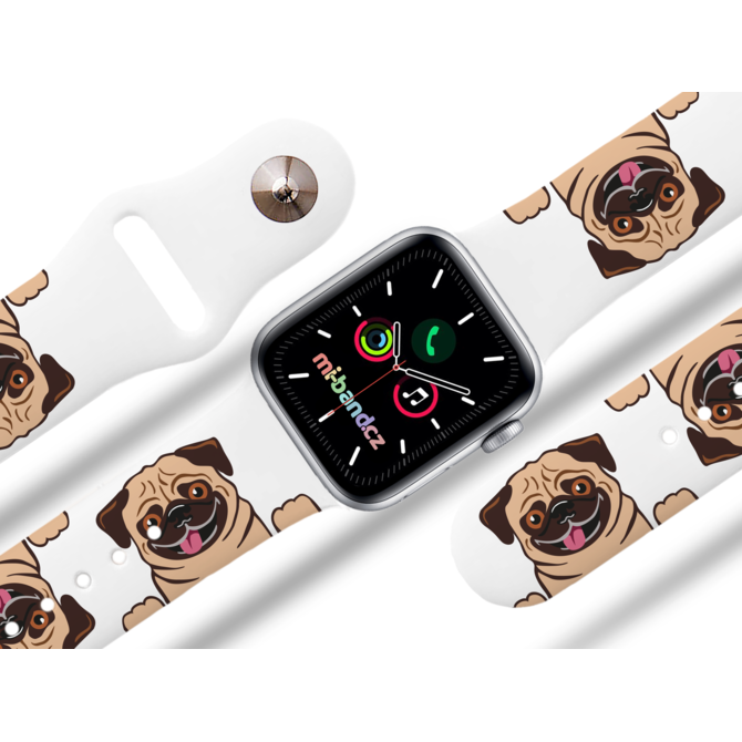 Apple watch řemínek Mopsík - 38/40/41mm