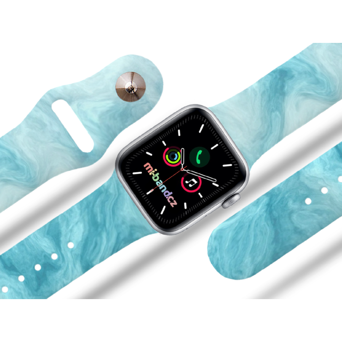 Apple watch řemínek Modrý mramor - 38/40/41mm