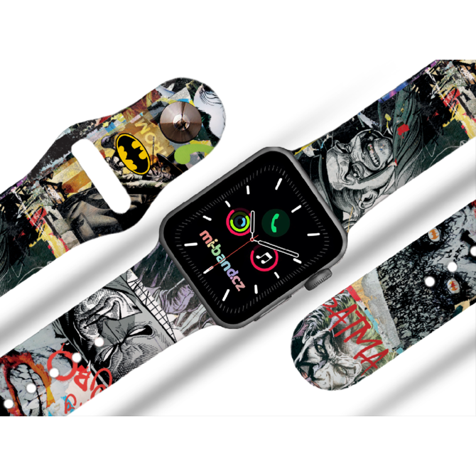 Apple watch řemínek Batman 31 - Batman, Joker a Penguin - 38/40/41mm