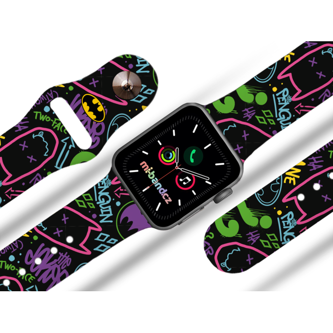 Apple watch řemínek Batman - Graffiti - 42/44/45mm