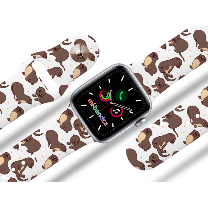 Apple watch řemínek Vydry - Bílá - 42/44/45mm