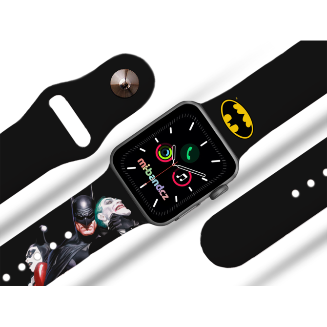 Apple watch řemínek Batman 30 - Batman, Joker a Harley Quinn - 38/40/41mm