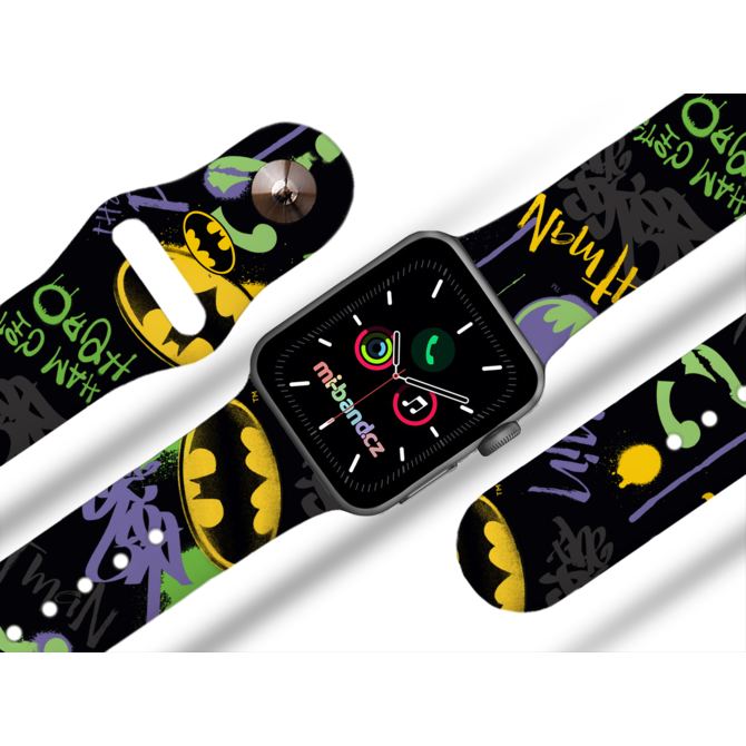 Apple watch řemínek Batman - Graffiti 2 - 38/40/41mm