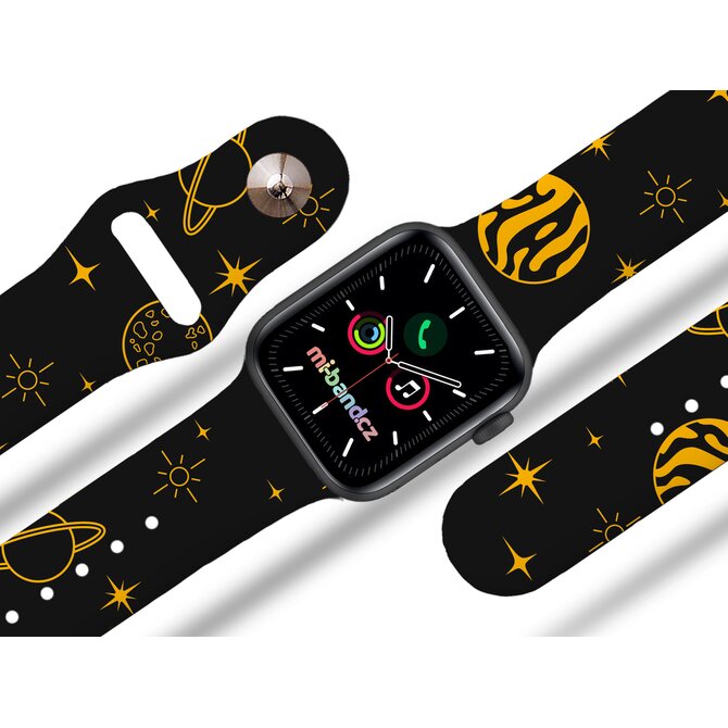 Apple watch řemínek Žluté planetky - 38/40/41mm