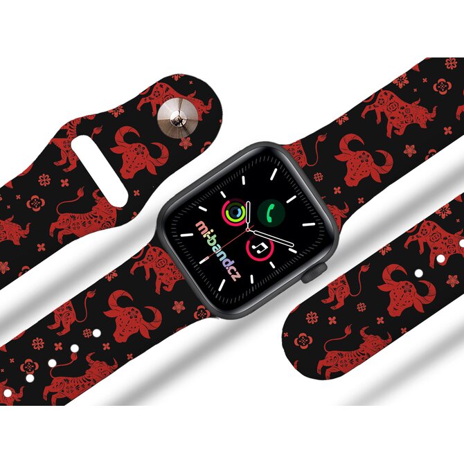 Apple watch řemínek Buvol - Černá - 38/40/41mm