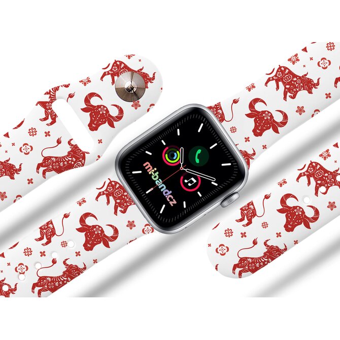 Apple watch řemínek Buvol - Bílá - 38/40/41mm