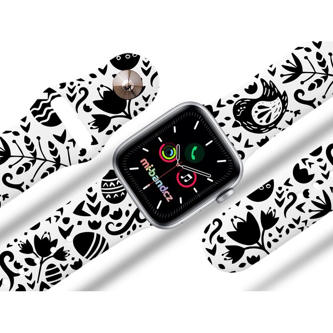 Apple watch řemínek Černobílá kuřátka - 38/40/41mm