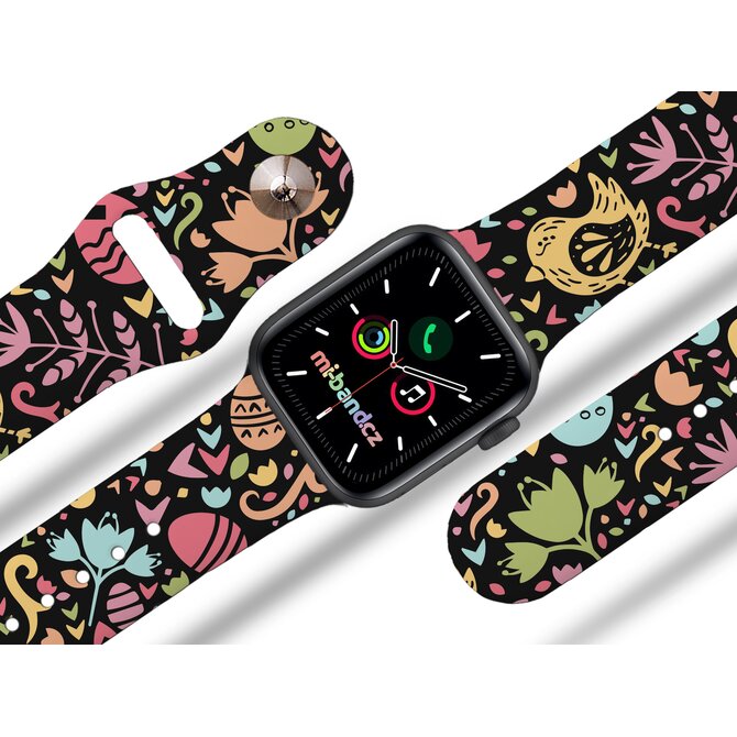 Apple watch řemínek Velikonoce 1 - Černá - 38/40/41mm