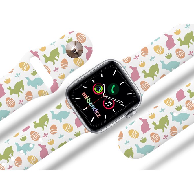 Apple watch řemínek Velikonoce - Bílá - 38/40/41mm