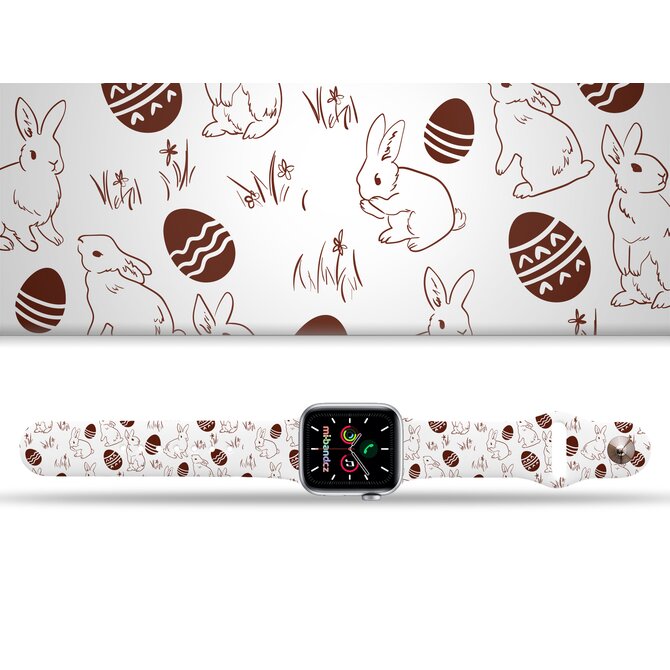 Apple watch řemínek Velikonoce 2 - Bílá - 38/40/41mm