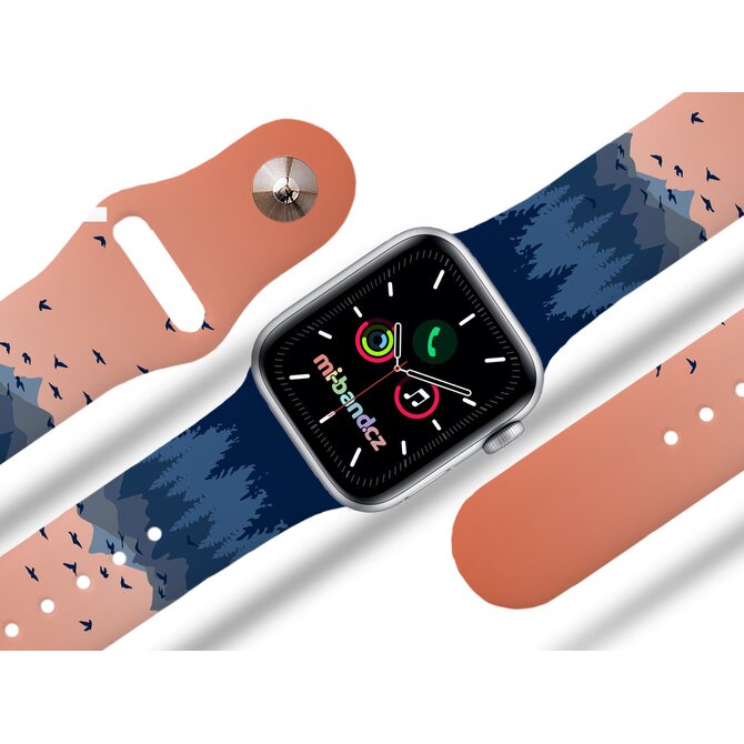 Apple watch řemínek Západ slunce na horách - 42/44/45mm