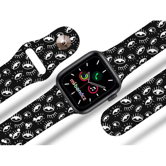 Apple watch řemínek Oči - Černá - 38/40/41mm