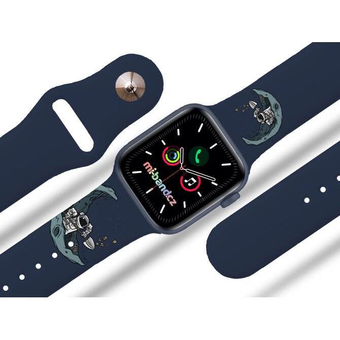 Apple watch řemínek Těžba bitcoinu - Modrá - 38/40/41mm