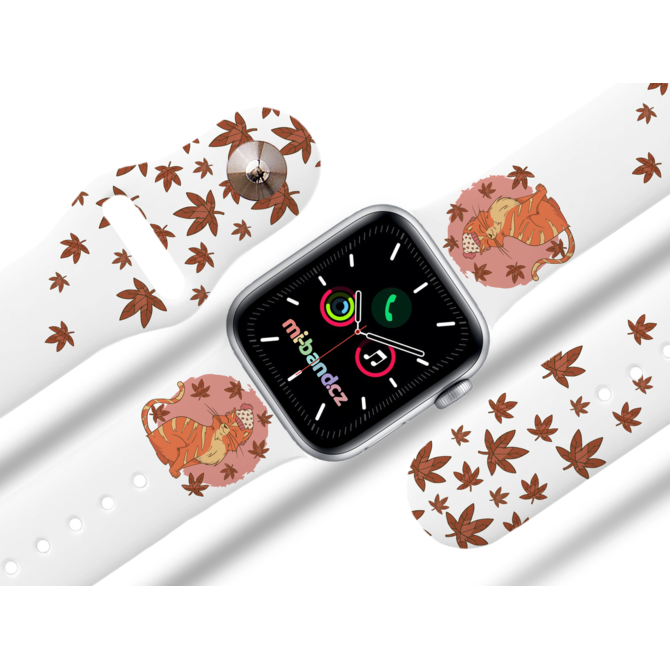 Apple watch řemínek Kočka v listí - 38/40/41mm