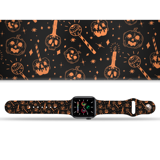 Apple watch řemínek Strašidelné dýně - 38/40/41mm